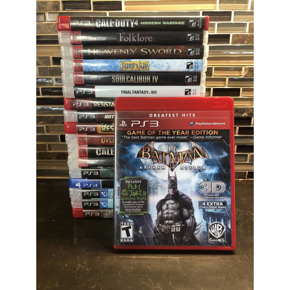 Batman: Arkham Asylum Game of the Year Edition GOTY (Playstation 3 ps3) Complete